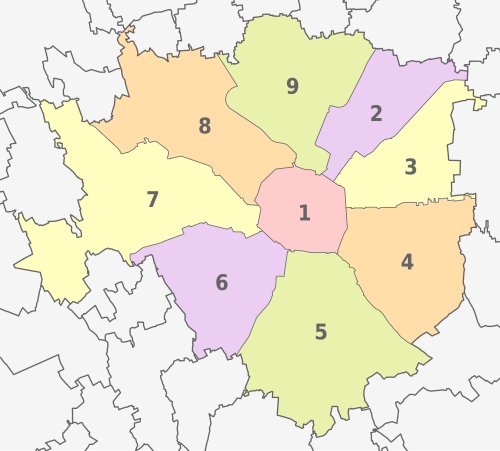 Districts of Milan